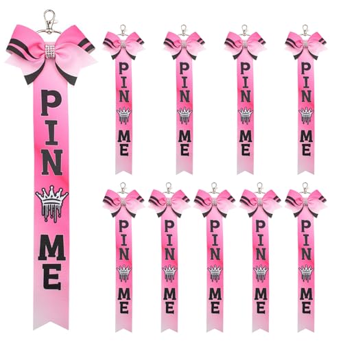 NZVCQVPU 10pcs Bowknot Ribbon Keychain mit Strasssteinen Rucksack -Gurt -Dekoration Sportzubehör für Team Bonding Event Bulk Jubel Keychain Set NZVCQVPU 10pcs Bowknot Ribbon Keychain mit Strasssteinen Rucksack -Gurt -Dekoration Sportzubehör für Team Bonding Event Bulk Jubel Keychain Set von NZVCQVPU