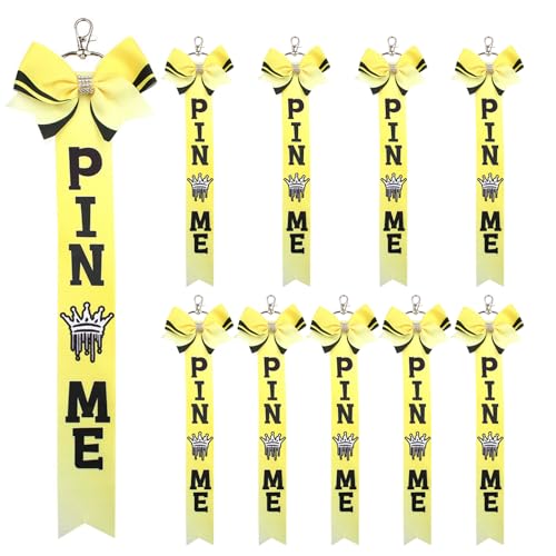 NZVCQVPU 10pcs Bowknot Ribbon Keychain mit Strasssteinen Rucksack -Gurt -Dekoration Sportzubehör für Team Bonding Event Bulk Jubel Keychain Set NZVCQVPU 10pcs Bowknot Ribbon Keychain mit Strasssteinen Rucksack -Gurt -Dekoration Sportzubehör für Team Bonding Event Bulk Jubel Keychain Set von NZVCQVPU