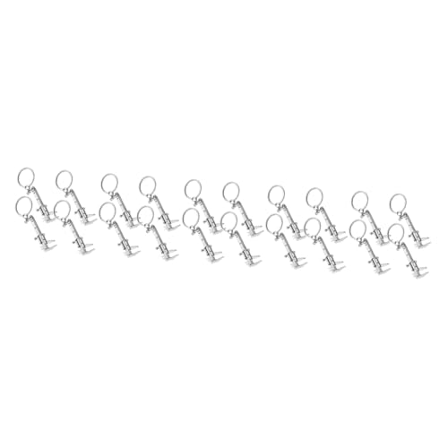 Vernier Caliper Keychain Tool Vernier Caliper Keychain Portable Anhängerschlüsselkette (wie gezeigtx20pcs 10.50x3.00x2.20cm) von NZVCQVPU