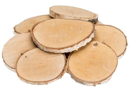 NaDeco Birkenscheiben rund Ø ca. 7cm 10 Stück Birkenstamm Scheiben Astscheiben Holzscheiben Baumscheiben NaDeco Birkenscheiben rund Ø ca. 7cm 10 Stück Birkenstamm Scheiben Astscheiben Holzscheiben Baumscheiben von NaDeco