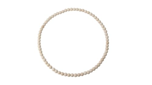NaDeco Deko-Metallring mit Perlen, Ø 20-40 cm, Größe frei wählbar | Holzperlenring | Metallring mit Holzperlen | Holzperlen-Ring | Dekohänger | Perlenkranz | Boho-Trockenblumen-Ring, Größe:Ø 30 cm NaDeco Deko-Metallring mit Perlen, Ø 20-40 cm, Größe frei wählbar | Holzperlenring | Metallring mit Holzperlen | Holzperlen-Ring | Dekohänger | Perlenkranz | Boho-Trockenblumen-Ring, Größe:Ø 30 cm von NaDeco