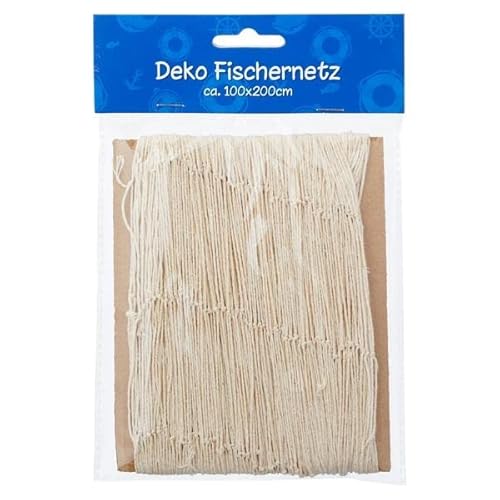 NaDeco Fischernetz zum Dekorieren, 100 x 200cm | Authentische Maritime Wanddekoration | Meerdekoration im Fischereistil | Deko Fischernetz | Maritime Dekoration für Privat, Hotels und Gastronomie NaDeco Fischernetz zum Dekorieren, 100 x 200cm | Authentische Maritime Wanddekoration | Meerdekoration im Fischereistil | Deko Fischernetz | Maritime Dekoration für Privat, Hotels und Gastronomie von NaDeco