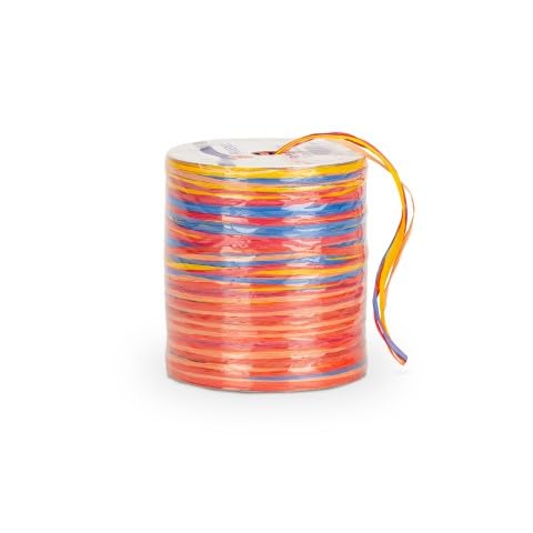 NaDeco Geschenkband Multicolour, 50m Rolle, Farben wählbar Viskoseband Bastband Raffia Raffiaband Präsent Band Raffia Bast Dekoband Bastelschnur Tüddelband, Farbe:gelb/rot/rosa NaDeco Geschenkband Multicolour, 50m Rolle, Farben wählbar Viskoseband Bastband Raffia Raffiaband Präsent Band Raffia Bast Dekoband Bastelschnur Tüddelband, Farbe:gelb/rot/rosa von NaDeco