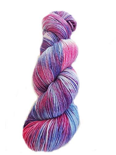 Sockenwolle handgefärbt auf Merino High-Twist 100% Schurwolle (Australische Schurwolle 22 Mikron, mulesingfrei) 100 g / 400 m - berry von NaRoKnit