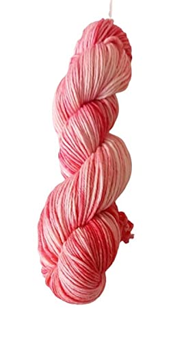 Sockenwolle 8fach Superfine handgefärbt - 200 m/ 100 g - pink/natur - 75% Schurwolle / 25% Polyamid - Australische Schurwolle 22 Mikron Sockenwolle 8fach Superfine handgefärbt - 200 m/ 100 g - pink/natur - 75% Schurwolle / 25% Polyamid - Australische Schurwolle 22 Mikron von NaRoKnit