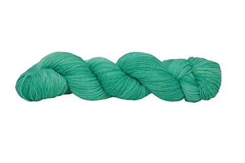 Sockenwolle Superfine handgefärbt - emerald - 75% Schurwolle / 25% Polyamid - Australische Schurwolle 22 Mikron 100 g ca 400 m von NaRoKnit