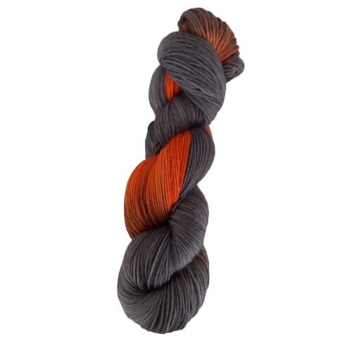 NaRoKnit Sockenwolle Superfine handgefärbt - grau/schwarz mit rust - 75% Schurwolle / 25% Polyamid - Australische Schurwolle 22 Mikron 100 g ca 400 m NaRoKnit Sockenwolle Superfine handgefärbt - grau/schwarz mit rust - 75% Schurwolle / 25% Polyamid - Australische Schurwolle 22 Mikron 100 g ca 400 m von NaRoKnit