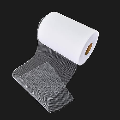 15cm x 91m Tüllstoff Rolle Weiß, Polyester Tüll für DIY, Tutu Rock, Handwerk, Bogen, Party, Deko, Crafts Geschenk von Naapesi