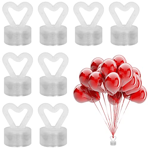 8 Stück Ballon Gewichte für Helium, Luftballons Gewichte Kunststoff, Helium BallongewichteTischdeko, Ballongewicht Kunststoff Set für Hochzeit＆Geburtstag Party Dekoration, Ballon Gewicht mit Magnet von Naapesi