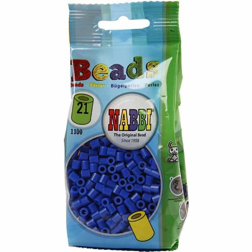 Nabbi Schmelzperlen ~Ø 5 x H 5 mm 1.100 St. Dunkelblau #21, Kunststoff, 1100-Piece Nabbi Schmelzperlen ~Ø 5 x H 5 mm 1.100 St. Dunkelblau #21, Kunststoff, 1100-Piece von Nabbi