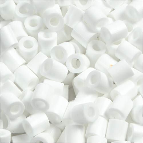 Nabbi Schmelzperlen aus Kunststoff, Plastik, weiß, 1100-Piece von Nabbi