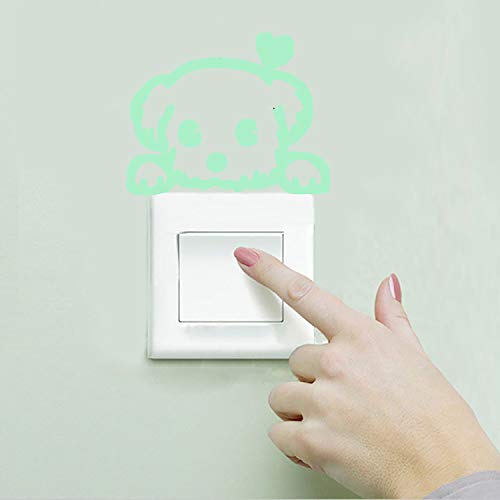 Nacnic Hund mit Herz Leuchtsticker Wandaufkleber. Fluoreszierende Haustiere und Liebe Wandstickers. Leuchtaufkleber Wanddekoration für Kinder und Baby Schlafzimmer, Hauszimmer, Geschäfte. Nacnic Hund mit Herz Leuchtsticker Wandaufkleber. Fluoreszierende Haustiere und Liebe Wandstickers. Leuchtaufkleber Wanddekoration für Kinder und Baby Schlafzimmer, Hauszimmer, Geschäfte. von Nacnic
