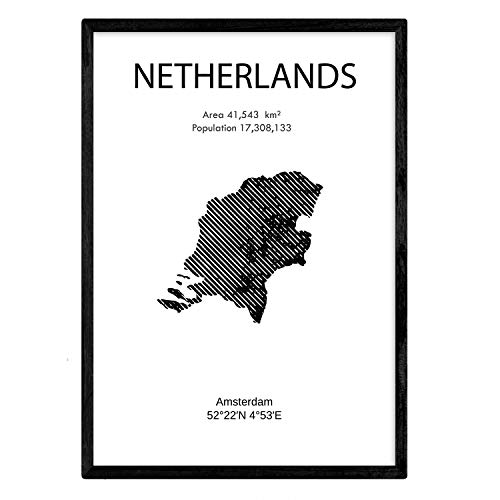 Nacnic Poster Holland. Blätter von Ländern und Kontinenten. A3 Größe Nacnic Poster Holland. Blätter von Ländern und Kontinenten. A3 Größe von Nacnic