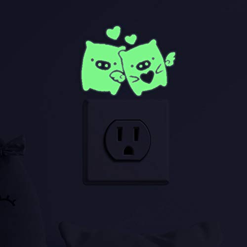 Nacnic Schweine Kuss Leuchtsticker Wandaufkleber. Fluoreszierende verliebte Tiere Wandstickers. Leuchtaufkleber Wanddekoration für Kinder und Baby Schlafzimmer, Hauszimmer, Geschäfte. Nacnic Schweine Kuss Leuchtsticker Wandaufkleber. Fluoreszierende verliebte Tiere Wandstickers. Leuchtaufkleber Wanddekoration für Kinder und Baby Schlafzimmer, Hauszimmer, Geschäfte. von Nacnic