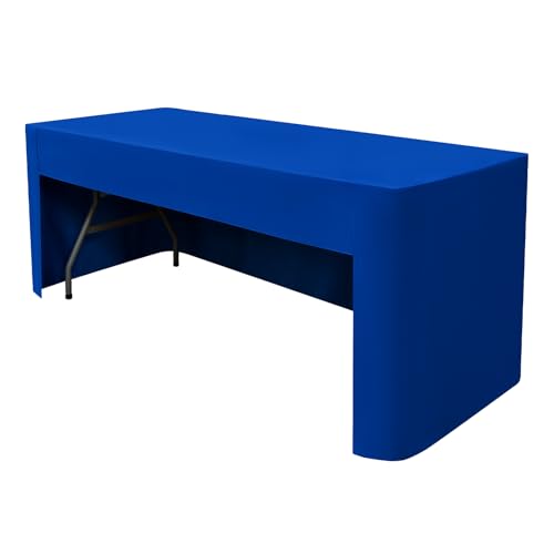 Nacuci Rechteckige Tischdecke mit offener Rückseite, waschbar, Polyester-Tischdecke für 122 x 61 cm, Königsblau, für Messen, Party, Hochzeit, Bankett, Geburtstag Nacuci Rechteckige Tischdecke mit offener Rückseite, waschbar, Polyester-Tischdecke für 122 x 61 cm, Königsblau, für Messen, Party, Hochzeit, Bankett, Geburtstag von Nacuci