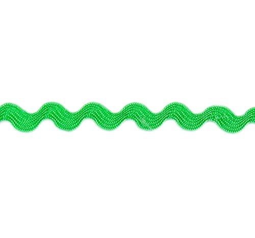 Band Zackenlitze Nähband Stoffband apfelgrün 100 cm - Band zum Basteln und Nähen von Nadeltraum
