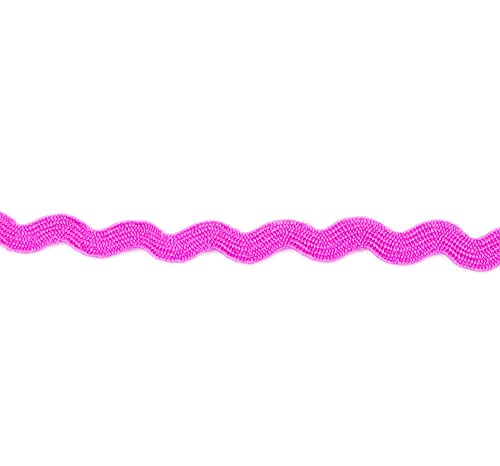 Band Zackenlitze Nähband Stoffband pink 100 cm - Band zum Basteln und Nähen von Nadeltraum