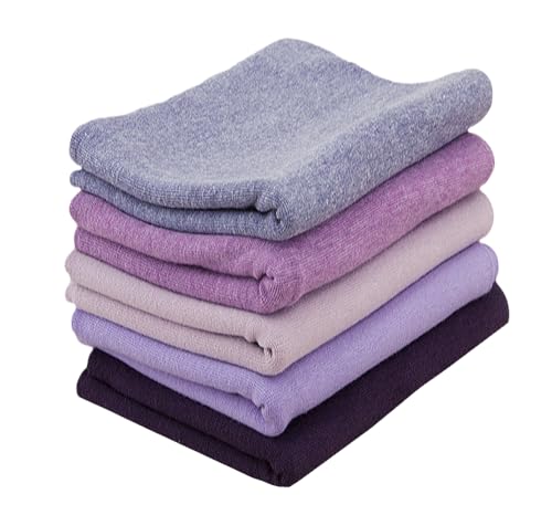Baumwoll - Bündchenstoff Bündchen SET Pakete Schlauchware Lilatöne - 5 x 25 cm x 35/70 cm Baumwoll - Bündchenstoff Bündchen SET Pakete Schlauchware Lilatöne - 5 x 25 cm x 35/70 cm von Nadeltraum
