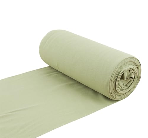 Baumwoll - Bündchenstoff Bündchen Schlauchware armee grün - Meterware ab 25 cm x 35/70 cm - Stoff zum Nähen von Nadeltraum