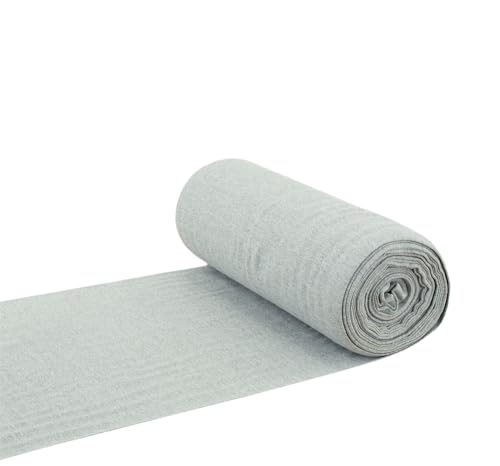 Baumwoll - Bündchenstoff Bündchen Schlauchware hellgrau meliert - Meterware ab 25 cm x 35/70 cm - Stoff zum Nähen Baumwoll - Bündchenstoff Bündchen Schlauchware hellgrau meliert - Meterware ab 25 cm x 35/70 cm - Stoff zum Nähen von Nadeltraum