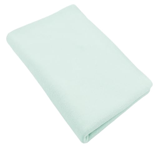 Bündchenstoff Schlauchware | 95% Baumwolle, 5% Elasthan | elastisch, weich, vielseitig | 50 cm x 35/70 cm | altgrün_mint von Nadeltraum