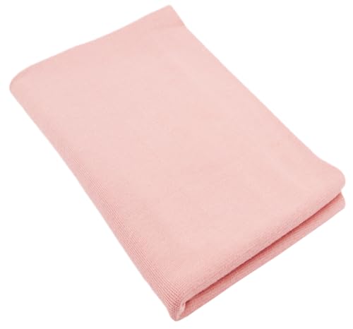 Bündchenstoff Schlauchware | 95% Baumwolle, 5% Elasthan | elastisch, weich, vielseitig | 50 cm x 35/70 cm | altrosa hell von Nadeltraum
