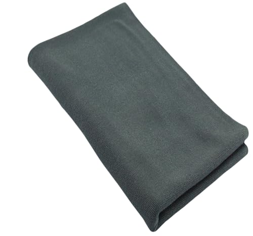 Bündchenstoff Schlauchware | 95% Baumwolle, 5% Elasthan | elastisch, weich, vielseitig | 50 cm x 35/70 cm | anthrazit von Nadeltraum