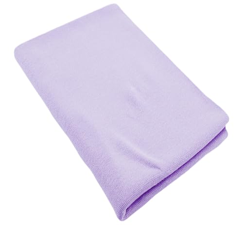 Bündchenstoff Schlauchware | 95% Baumwolle, 5% Elasthan | elastisch, weich, vielseitig | 50 cm x 35/70 cm | lila hell von Nadeltraum