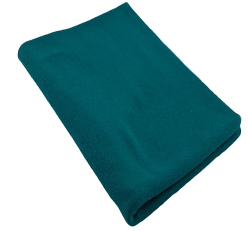 Bündchenstoff Schlauchware | 95% Baumwolle, 5% Elasthan | elastisch, weich, vielseitig | 50 cm x 35/70 cm | petrol dunkel Bündchenstoff Schlauchware | 95% Baumwolle, 5% Elasthan | elastisch, weich, vielseitig | 50 cm x 35/70 cm | petrol dunkel von Nadeltraum
