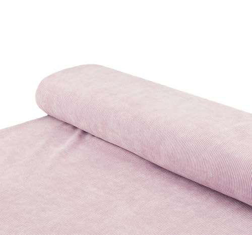 Cord Stoff Hochwertiger Cordstoff für kreative Projekte altrosa - Meterware ab 25 x 150 cm - Stoff zum Nähen von Nadeltraum