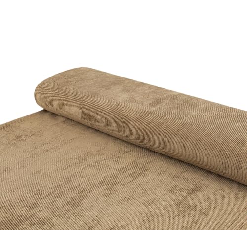 Cord Stoff Hochwertiger Cordstoff für kreative Projekte braun - Meterware ab 25 x 150 cm - Stoff zum Nähen von Nadeltraum