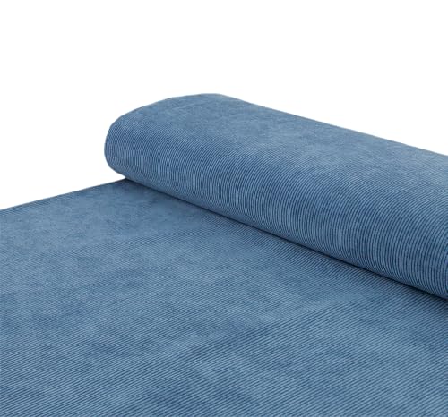 Cord Stoff Hochwertiger Cordstoff für kreative Projekte jeansblau - Meterware ab 25 x 150 cm - Stoff zum Nähen Cord Stoff Hochwertiger Cordstoff für kreative Projekte jeansblau - Meterware ab 25 x 150 cm - Stoff zum Nähen von Nadeltraum