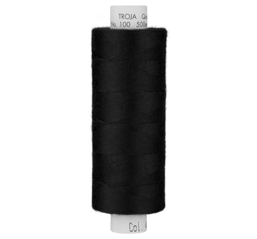 Nähgarn Nähmaschine AMANN TROJA Nähfaden Allesnäher Universal 500 cm schwarz Nähgarn Nähmaschine AMANN TROJA Nähfaden Allesnäher Universal 500 cm schwarz von Nadeltraum