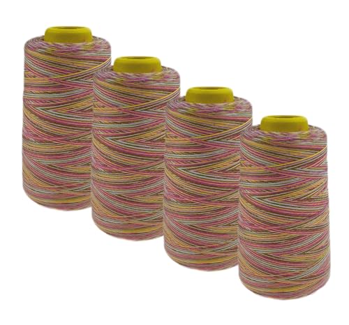 Nähgarn Overlockgarn gelb rot Multicolor 4 Kronen á 2700 m - Garn zum Nähen Nähgarn Overlockgarn gelb rot Multicolor 4 Kronen á 2700 m - Garn zum Nähen von Nadeltraum