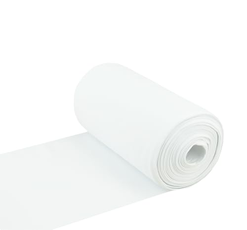 RIPP - Bündchenstoff Bündchen Schlauchware weiß - Meterware ab 25 cm x 30/60 cm RIPP - Bündchenstoff Bündchen Schlauchware weiß - Meterware ab 25 cm x 30/60 cm von Nadeltraum