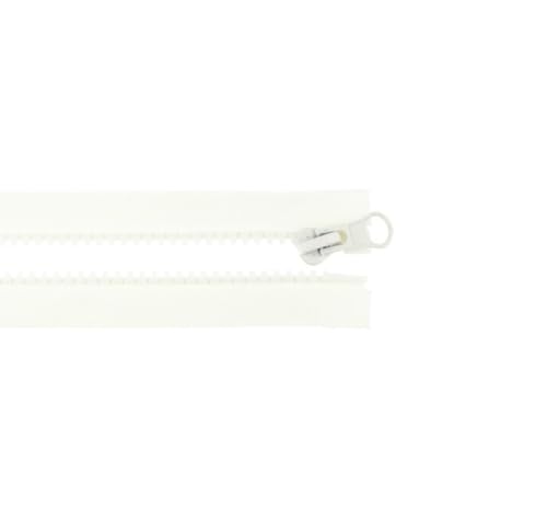 Reißverschluss teilbar Zipper robust Jacke 90 cm lang Kunststoff 35 mm creme Reißverschluss teilbar Zipper robust Jacke 90 cm lang Kunststoff 35 mm creme von Nadeltraum