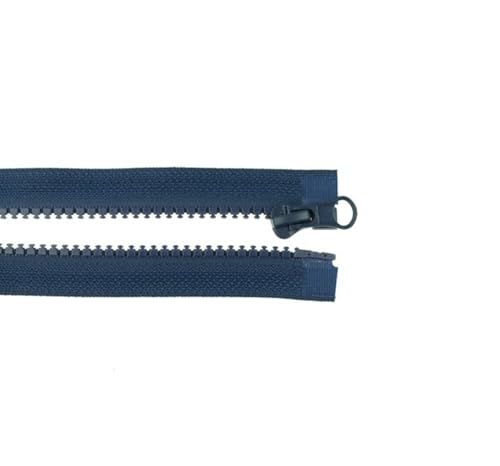 Reißverschluss teilbar Zipper robust Jacke 90 cm lang Kunststoff 35 mm marine von Nadeltraum