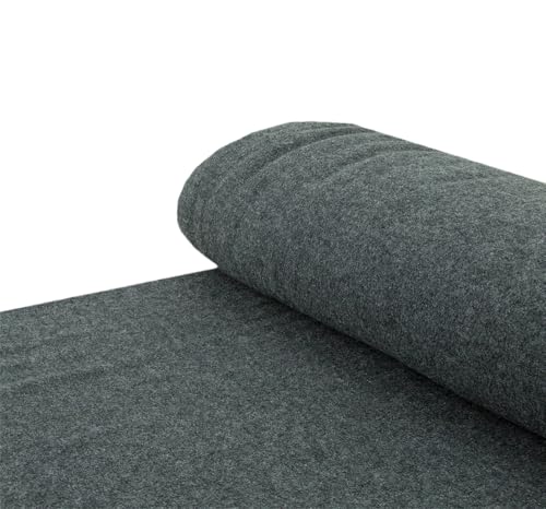 Walkstoff Walkloden 100% Schurwolle Mantelstoff dunkelgrau meliert - Meterware ab 25 cm x 140 cm - Stoff zum Nähen Walkstoff Walkloden 100% Schurwolle Mantelstoff dunkelgrau meliert - Meterware ab 25 cm x 140 cm - Stoff zum Nähen von Nadeltraum