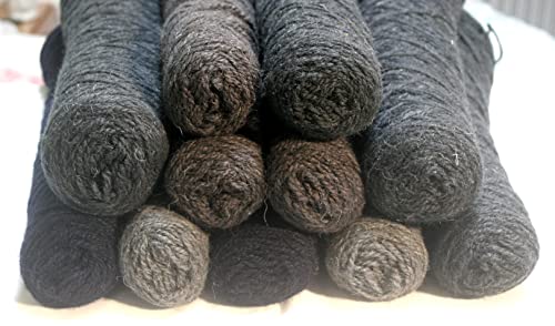 100% Wolle Garn, REST!!! von Fabrik, 100 Schurwolle, Strickgarn Garn, Paket, Yarn Wool STOCK (Dunkeltöne 1000g) von Nadezhda