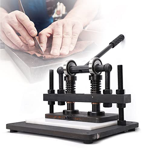 Leder Prägemaschine,Manual Wheel Hand Lederschneidemaschine Leather Die Stanzen Cutter Steel Plate Press Cutting Embossing Machine 26 * 16cm Klicker Presse,Schneiden Papier Schaumstoff Leder Prägemaschine,Manual Wheel Hand Lederschneidemaschine Leather Die Stanzen Cutter Steel Plate Press Cutting Embossing Machine 26 * 16cm Klicker Presse,Schneiden Papier Schaumstoff von NadineDutol