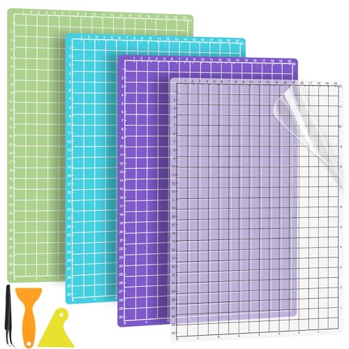 Nadinsta 4 Stück Schneidematte für Cricut Joy Xtra, 12.5 x 8.6 Zoll Ersatzkleber Klebrige Schneidematten, Plotter Matte Mit Raster & Plotter Zubehör für Maker/Explore Light Standard Strong Fabric Grip Nadinsta 4 Stück Schneidematte für Cricut Joy Xtra, 12.5 x 8.6 Zoll Ersatzkleber Klebrige Schneidematten, Plotter Matte Mit Raster & Plotter Zubehör für Maker/Explore Light Standard Strong Fabric Grip von Nadinsta