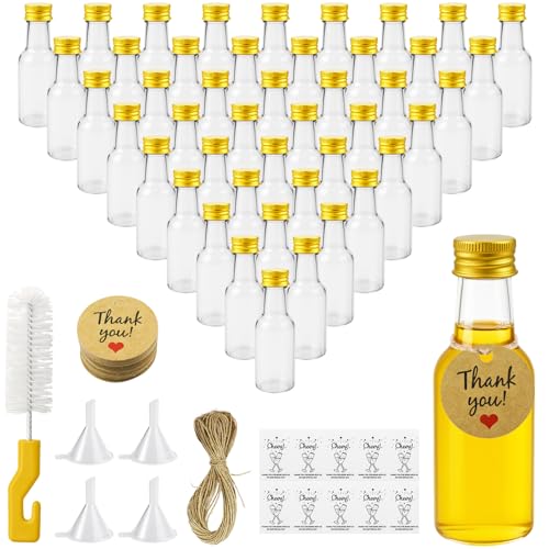 Nadisean 46 Stück 25ml Kleine Flaschen zum Befüllen, Mini Flaschen zum Befüllen Kunststoff, Kleine Likörflaschen mit Deckel Trichter Etikett, Wiederverwendbare Schnapsflaschen für Hochzeiten Party Nadisean 46 Stück 25ml Kleine Flaschen zum Befüllen, Mini Flaschen zum Befüllen Kunststoff, Kleine Likörflaschen mit Deckel Trichter Etikett, Wiederverwendbare Schnapsflaschen für Hochzeiten Party von Nadisean