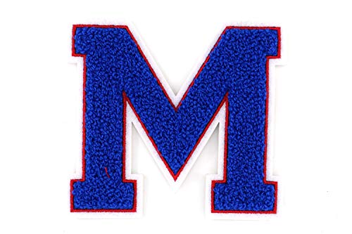 Nähgedöns.de Frottee Buchstabe M | Blau, Rot, Weiß | 9,5 cm hoch | Varsity Letter Nähgedöns.de Frottee Buchstabe M | Blau, Rot, Weiß | 9,5 cm hoch | Varsity Letter von Nähgedöns.de