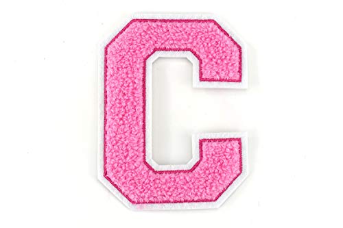Frottee Buchstabe A-Z | Rosa, Pink, Weiß | 9,5 cm hoch | Varsity Letter C Frottee Buchstabe A-Z | Rosa, Pink, Weiß | 9,5 cm hoch | Varsity Letter C von Naehgedoens.de