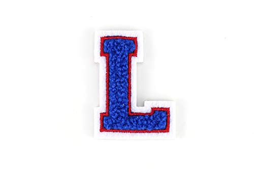 Kleine Frottee-Buchstaben 4,2 cm hoch | Blau, Rot, Weiß | Varsity Letter Kleine Frottee-Buchstaben 4,2 cm hoch | Blau, Rot, Weiß | Varsity Letter von Naehgedoens.de