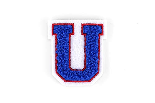 Kleine Frottee-Buchstaben 4,2 cm hoch | Blau, Rot, Weiß | Varsity Letter Kleine Frottee-Buchstaben 4,2 cm hoch | Blau, Rot, Weiß | Varsity Letter von Naehgedoens.de