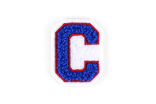 Kleine Frottee-Buchstaben 4,2 cm hoch | Blau, Rot, Weiß | Varsity Letter Kleine Frottee-Buchstaben 4,2 cm hoch | Blau, Rot, Weiß | Varsity Letter von Naehgedoens.de