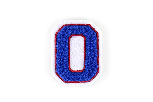 Kleine Frottee-Buchstaben 4,2 cm hoch | Blau, Rot, Weiß | Varsity Letter Kleine Frottee-Buchstaben 4,2 cm hoch | Blau, Rot, Weiß | Varsity Letter von Naehgedoens.de