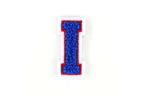 Kleine Frottee-Buchstaben 4,2 cm hoch | Blau, Rot, Weiß | Varsity Letter Kleine Frottee-Buchstaben 4,2 cm hoch | Blau, Rot, Weiß | Varsity Letter von Naehgedoens.de