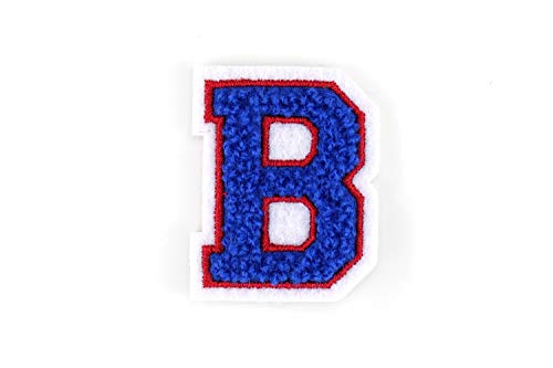 Kleine Frottee-Buchstaben 4,2 cm hoch | Blau, Rot, Weiß | Varsity Letter Kleine Frottee-Buchstaben 4,2 cm hoch | Blau, Rot, Weiß | Varsity Letter von Naehgedoens.de